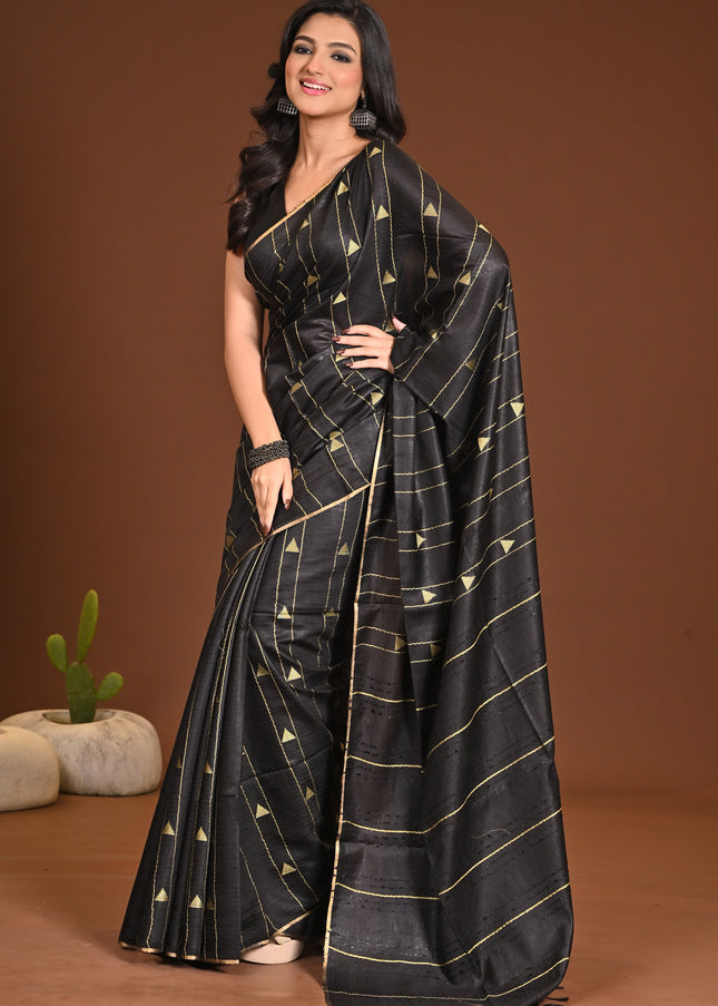 COTTON TEMPLE BARFEE SAREE