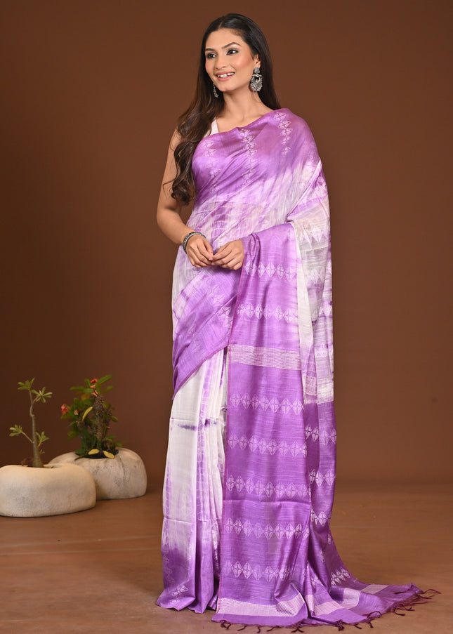 COTTON SREEBHORI DYE SAREE