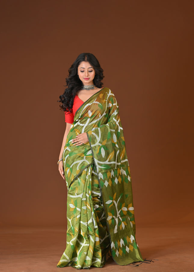 Handloom Printed Saree