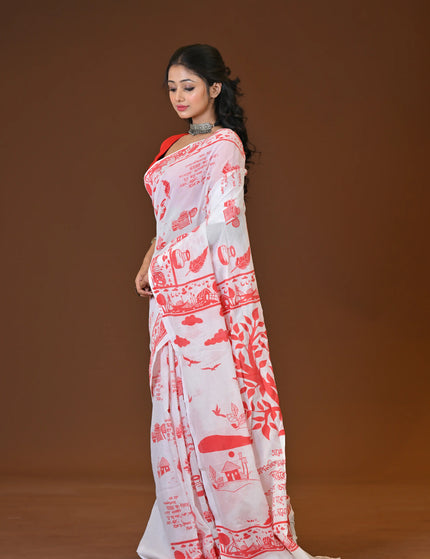 Khadi Lekha Saree