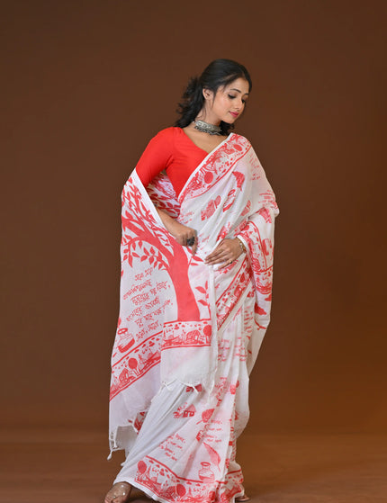 Khadi Lekha Saree