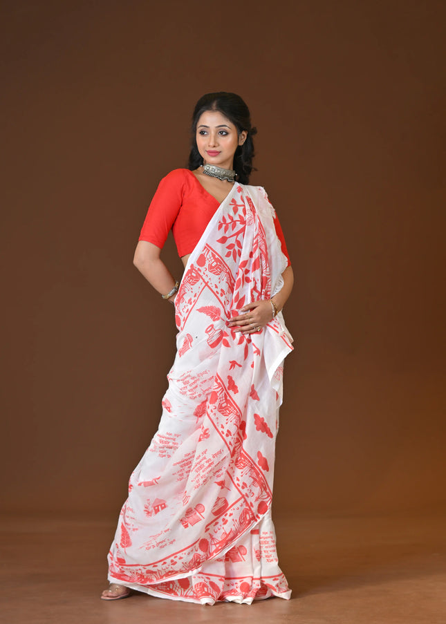 Khadi Lekha Saree